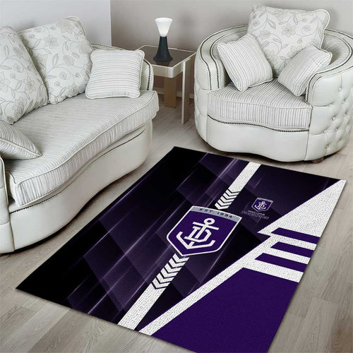 Fremantle Dockers Area Rug Modern Geometric Sports Graphic Style