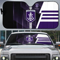 Fremantle Dockers Auto Sun Shade Modern Geometric Sports Graphic Style