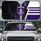 Fremantle Dockers Auto Sun Shade Modern Geometric Sports Graphic Style