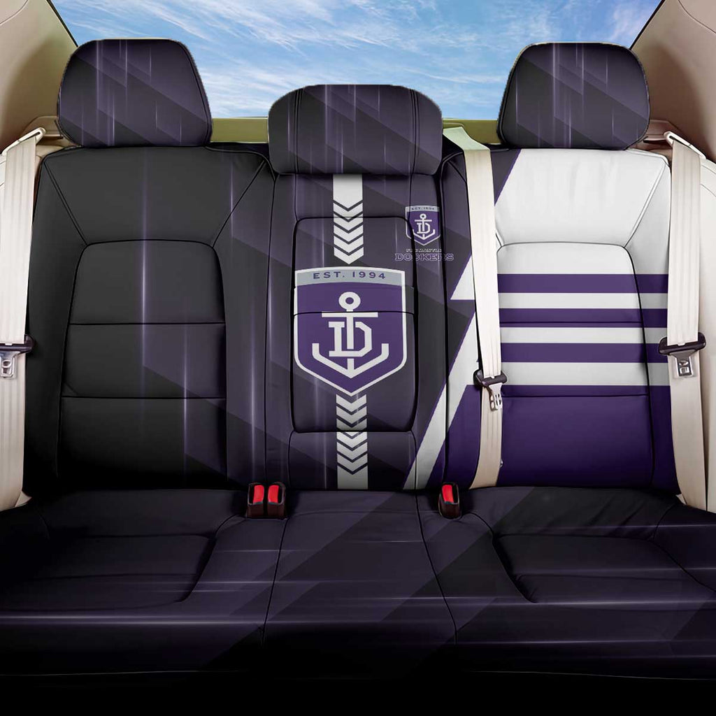 Fremantle Dockers Back Car Seat Cover Modern Geometric Sports Graphic Style