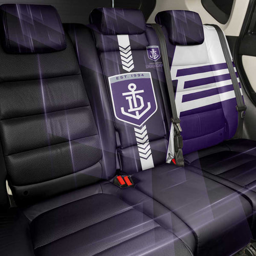 Fremantle Dockers Back Car Seat Cover Modern Geometric Sports Graphic Style