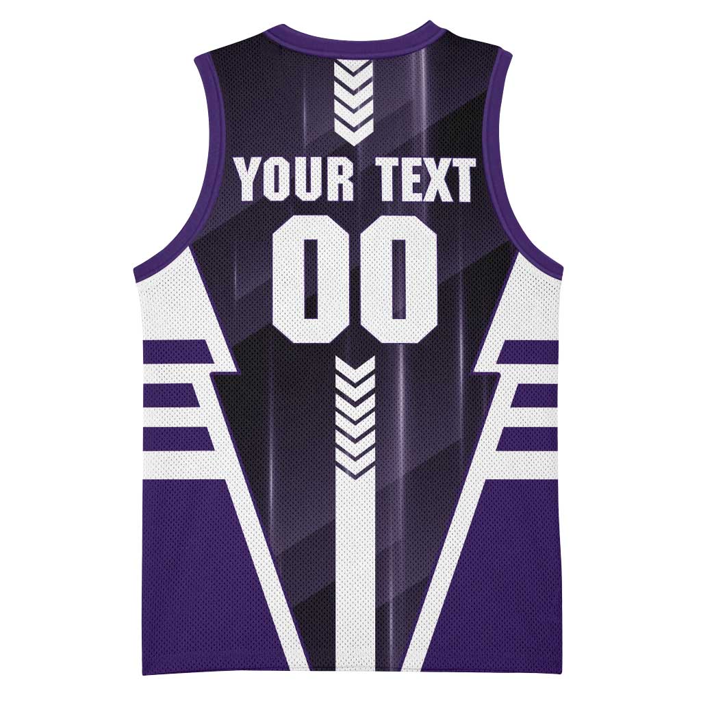 Personalized Fremantle Dockers Basketball Jersey Modern Geometric Sports Graphic Style