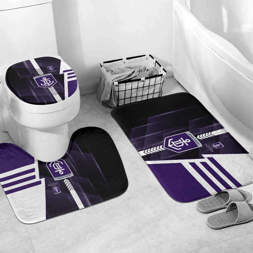 Fremantle Dockers Bathroom Set Modern Geometric Sports Graphic Style