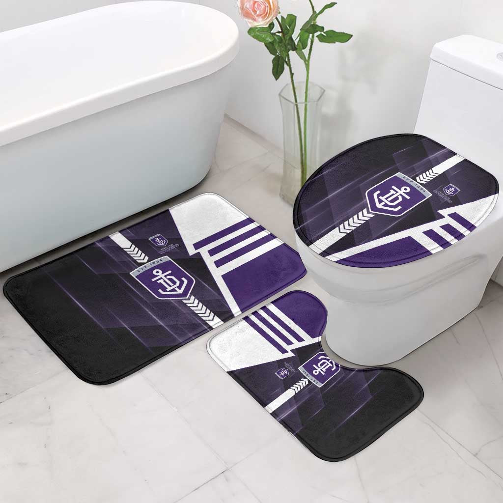 Fremantle Dockers Bathroom Set Modern Geometric Sports Graphic Style