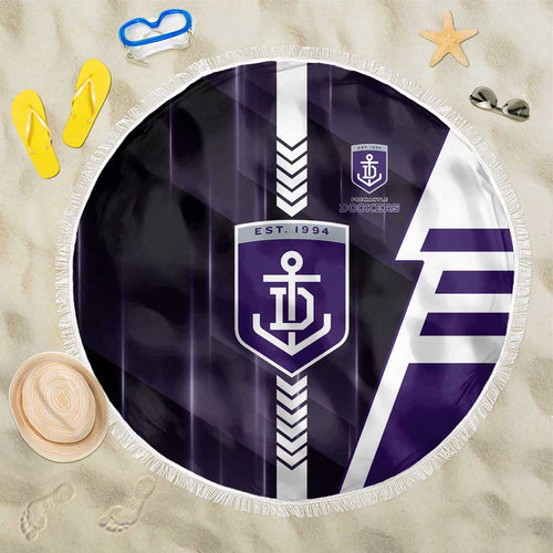 Fremantle Dockers Beach Blanket Modern Geometric Sports Graphic Style