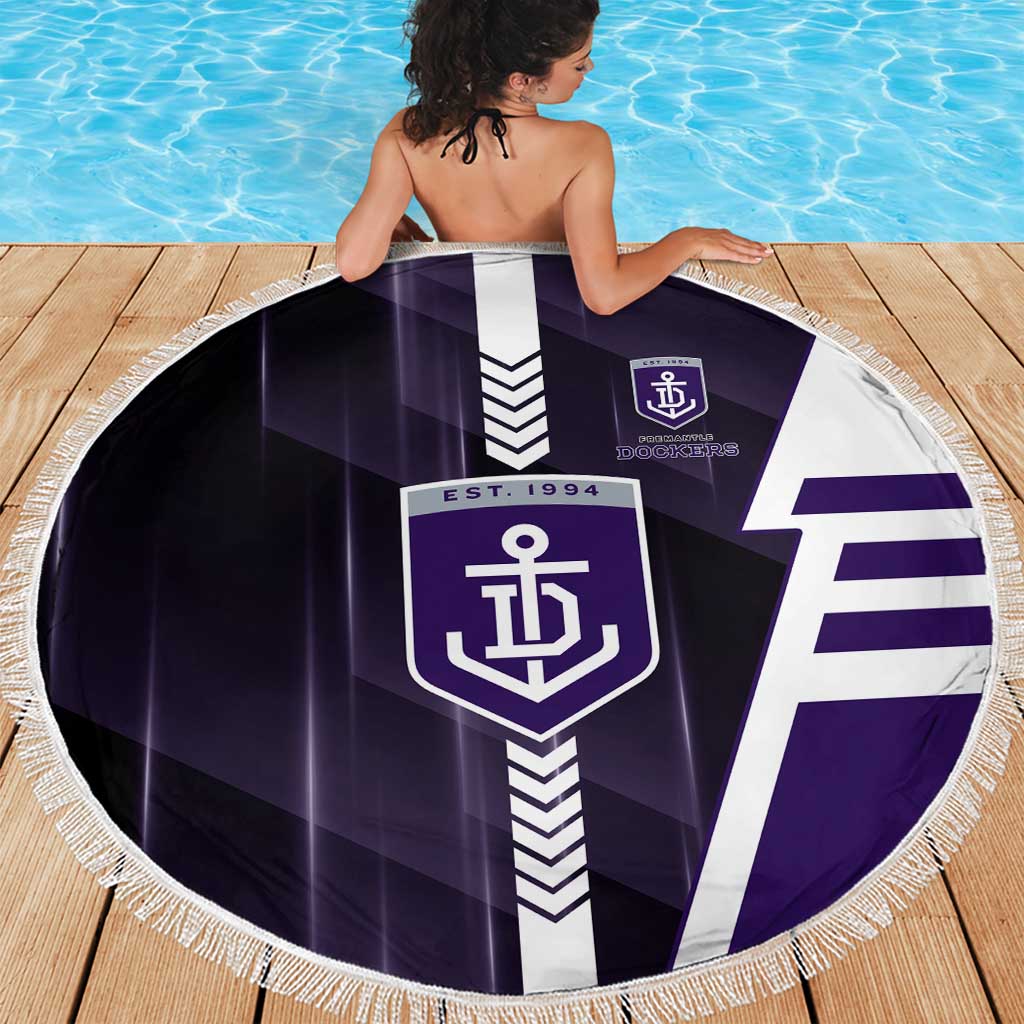 Fremantle Dockers Beach Blanket Modern Geometric Sports Graphic Style
