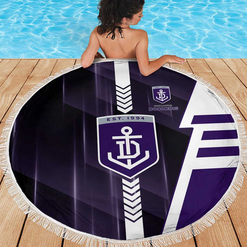 Fremantle Dockers Beach Blanket Modern Geometric Sports Graphic Style