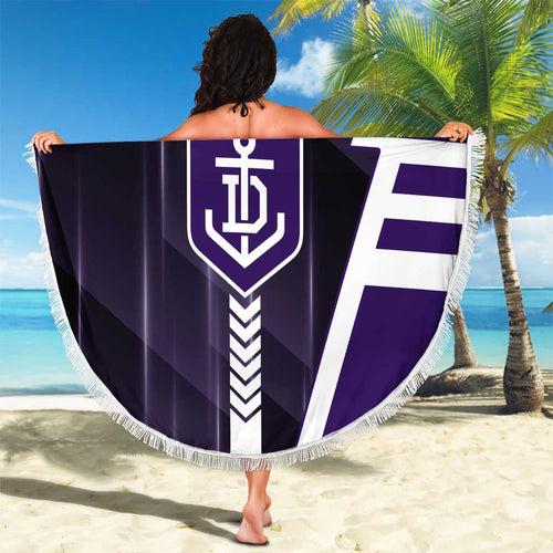 Fremantle Dockers Beach Blanket Modern Geometric Sports Graphic Style