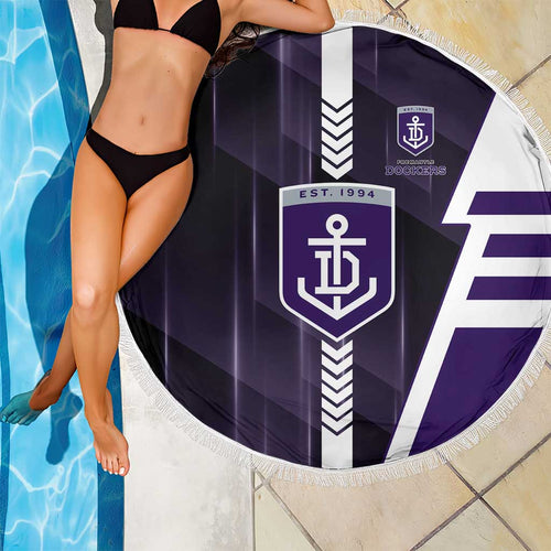 Fremantle Dockers Beach Blanket Modern Geometric Sports Graphic Style