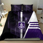 Fremantle Dockers Bedding Set Modern Geometric Sports Graphic Style