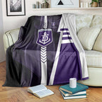Fremantle Dockers Blanket Modern Geometric Sports Graphic Style