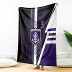 Fremantle Dockers Blanket Modern Geometric Sports Graphic Style