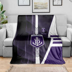 Fremantle Dockers Blanket Modern Geometric Sports Graphic Style