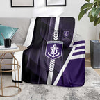 Fremantle Dockers Blanket Modern Geometric Sports Graphic Style