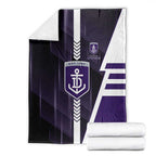 Fremantle Dockers Blanket Modern Geometric Sports Graphic Style
