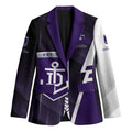 Personalized Fremantle Dockers Blazer Modern Geometric Sports Graphic Style