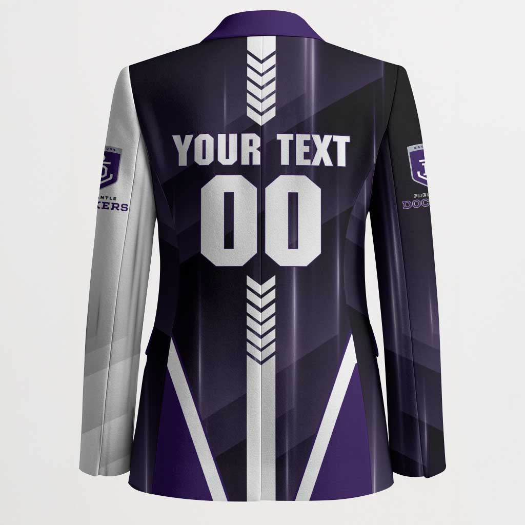 Personalized Fremantle Dockers Blazer Modern Geometric Sports Graphic Style