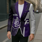 Personalized Fremantle Dockers Blazer Modern Geometric Sports Graphic Style
