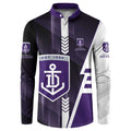 Personalized Fremantle Dockers Button Sweatshirt Modern Geometric Sports Graphic Style