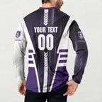 Personalized Fremantle Dockers Button Sweatshirt Modern Geometric Sports Graphic Style