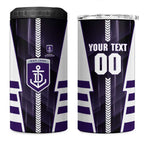 Personalized Fremantle Dockers 4 in 1 Can Cooler Tumbler Modern Geometric Sports Graphic Style