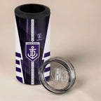 Personalized Fremantle Dockers 4 in 1 Can Cooler Tumbler Modern Geometric Sports Graphic Style