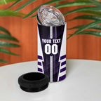 Personalized Fremantle Dockers 4 in 1 Can Cooler Tumbler Modern Geometric Sports Graphic Style