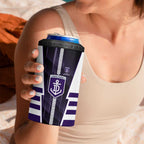 Personalized Fremantle Dockers 4 in 1 Can Cooler Tumbler Modern Geometric Sports Graphic Style