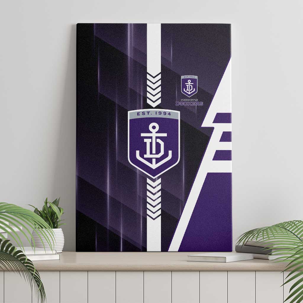 Fremantle Dockers Canvas Wall Art Modern Geometric Sports Graphic Style