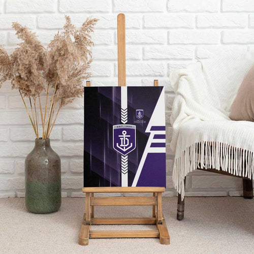 Fremantle Dockers Canvas Wall Art Modern Geometric Sports Graphic Style