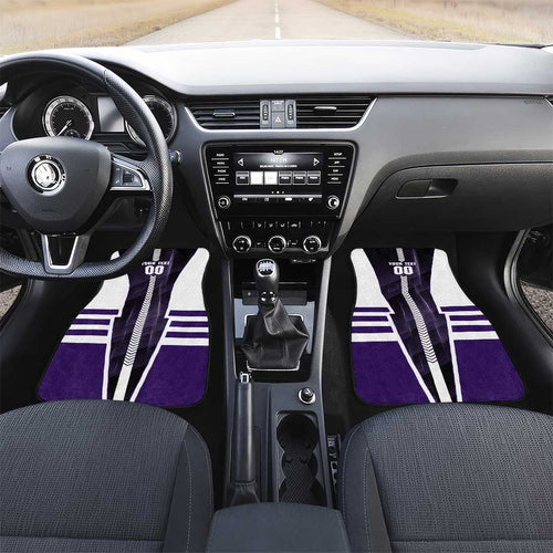 Personalized Fremantle Dockers Car Mats Modern Geometric Sports Graphic Style