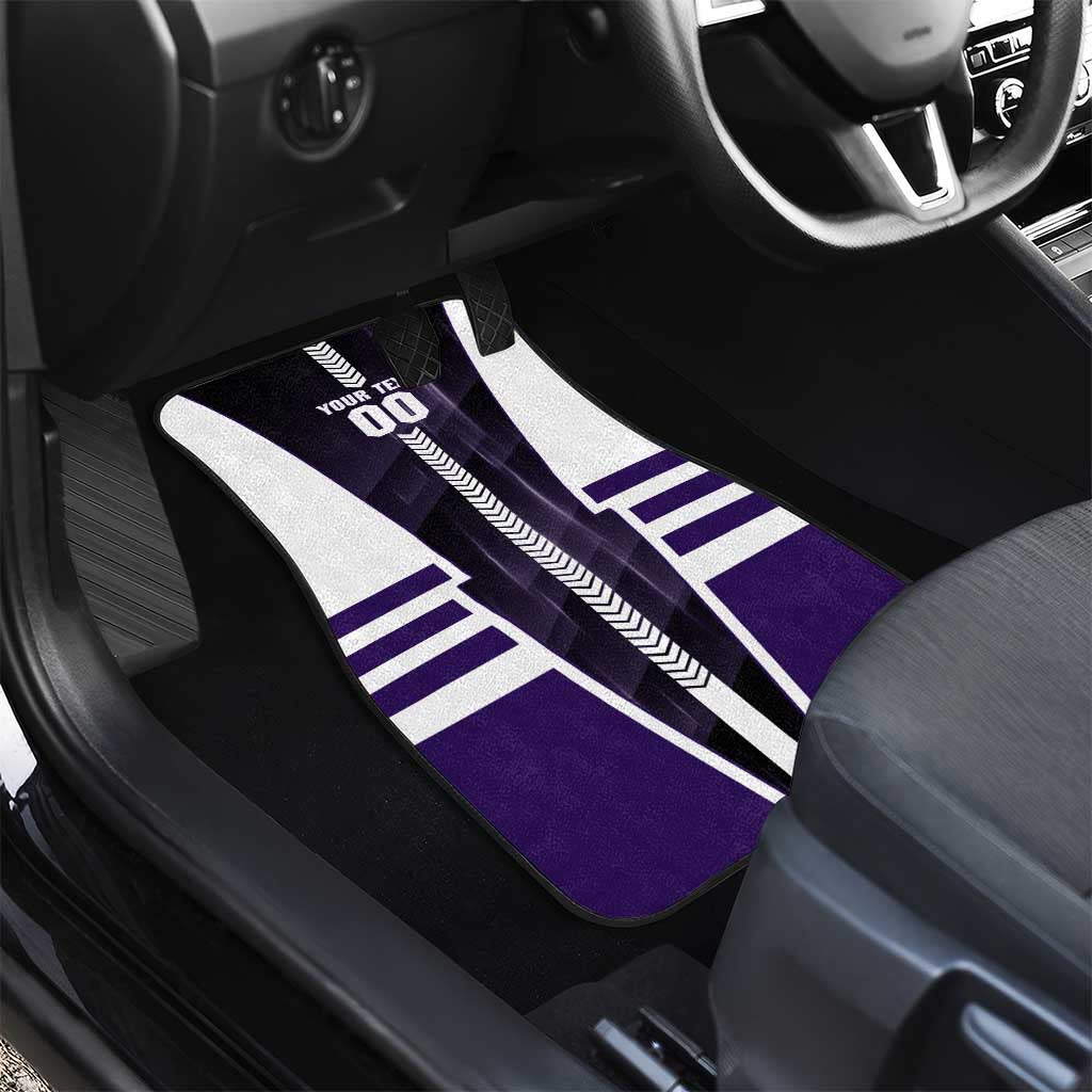 Personalized Fremantle Dockers Car Mats Modern Geometric Sports Graphic Style
