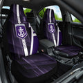 Fremantle Dockers Car Seat Cover Modern Geometric Sports Graphic Style