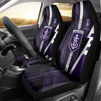 Fremantle Dockers Car Seat Cover Modern Geometric Sports Graphic Style