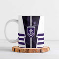 Personalized Fremantle Dockers Ceramic Mug Modern Geometric Sports Graphic Style