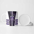 Personalized Fremantle Dockers Ceramic Mug Modern Geometric Sports Graphic Style