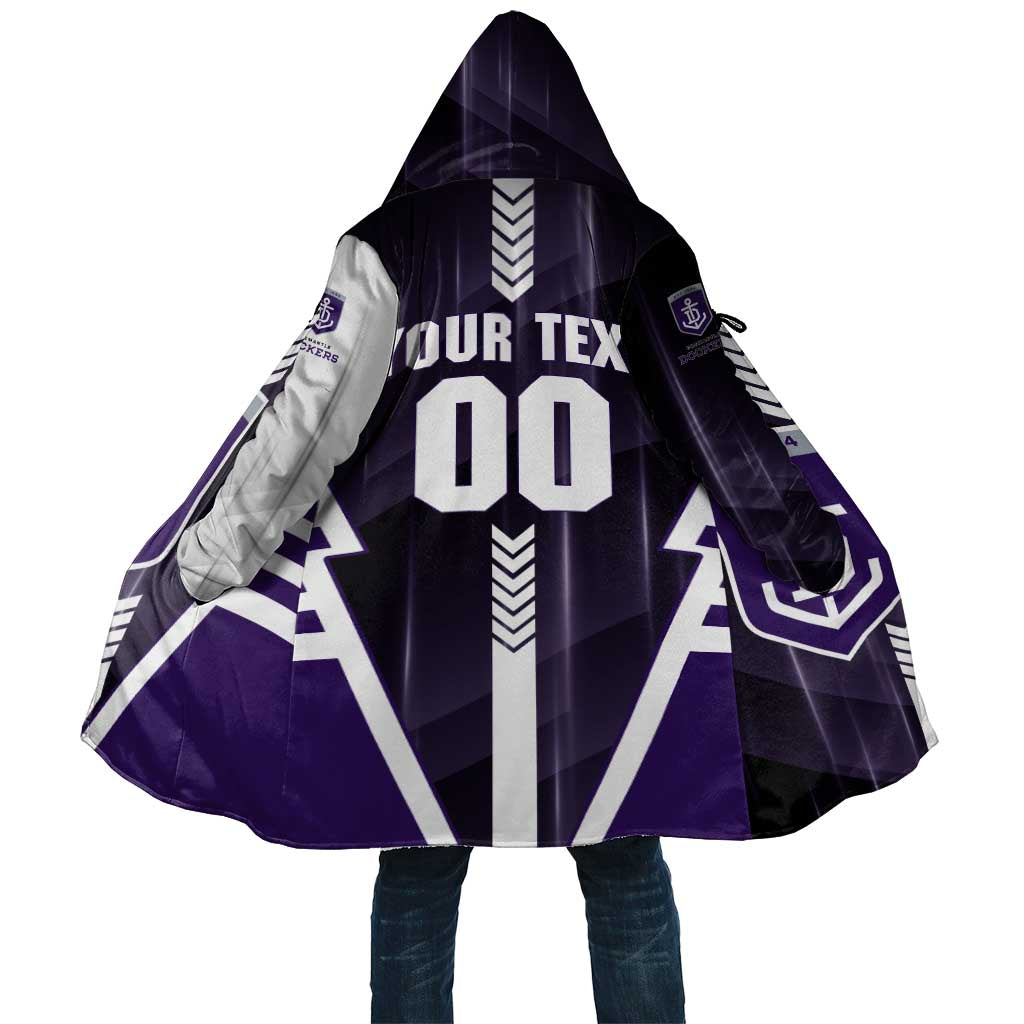 Personalized Fremantle Dockers Cloak Modern Geometric Sports Graphic Style