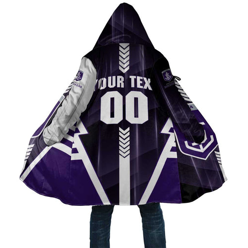 Personalized Fremantle Dockers Cloak Modern Geometric Sports Graphic Style