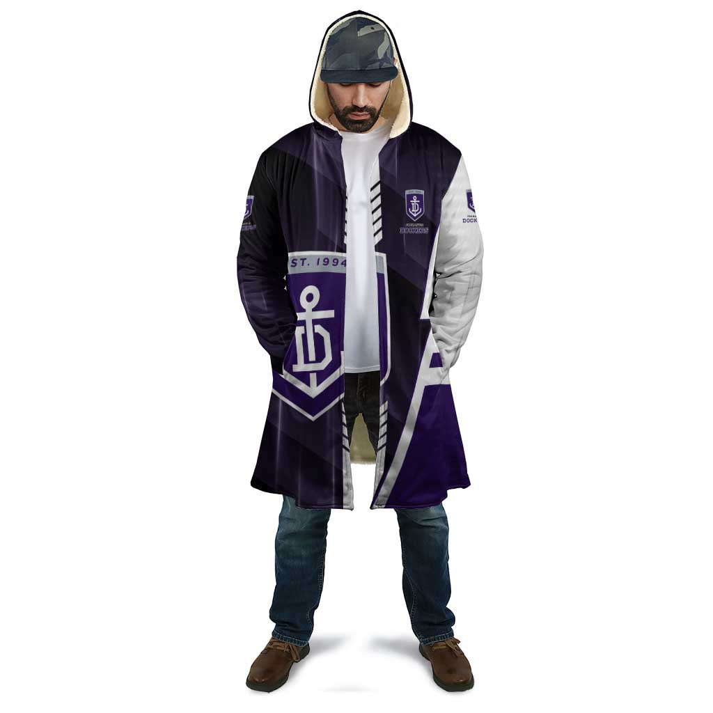 Personalized Fremantle Dockers Cloak Modern Geometric Sports Graphic Style