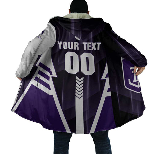Personalized Fremantle Dockers Cloak Modern Geometric Sports Graphic Style