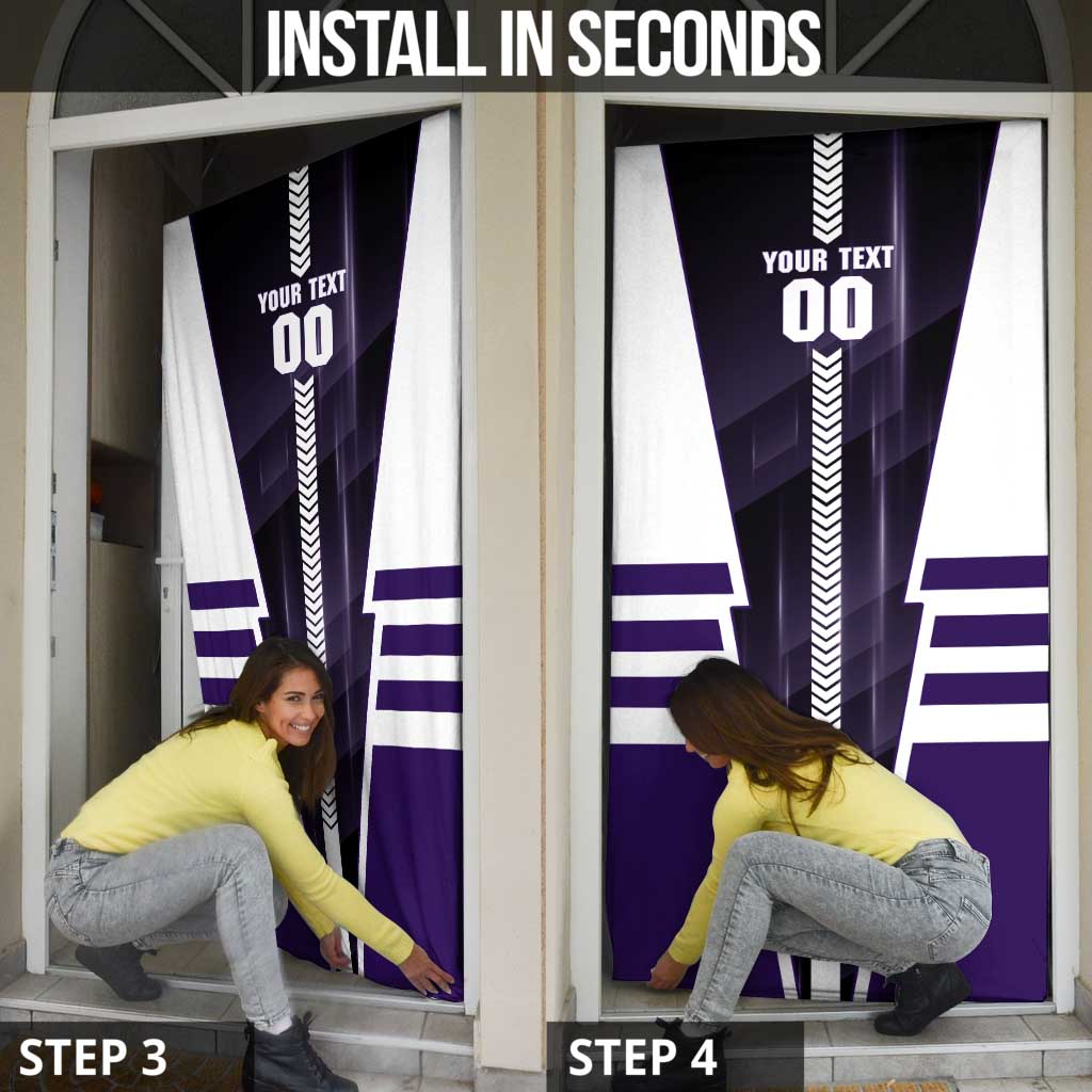 Personalized Fremantle Dockers Door Cover Modern Geometric Sports Graphic Style