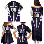 Personalized Fremantle Dockers Family Matching Puletasi and Hawaiian Shirt Modern Geometric Sports Graphic Style