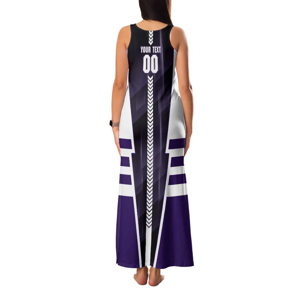 Personalized Fremantle Dockers Family Matching Tank Maxi Dress and Hawaiian Shirt Modern Geometric Sports Graphic Style