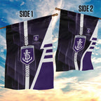 Fremantle Dockers Garden Flag Modern Geometric Sports Graphic Style