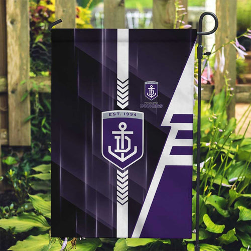 Fremantle Dockers Garden Flag Modern Geometric Sports Graphic Style