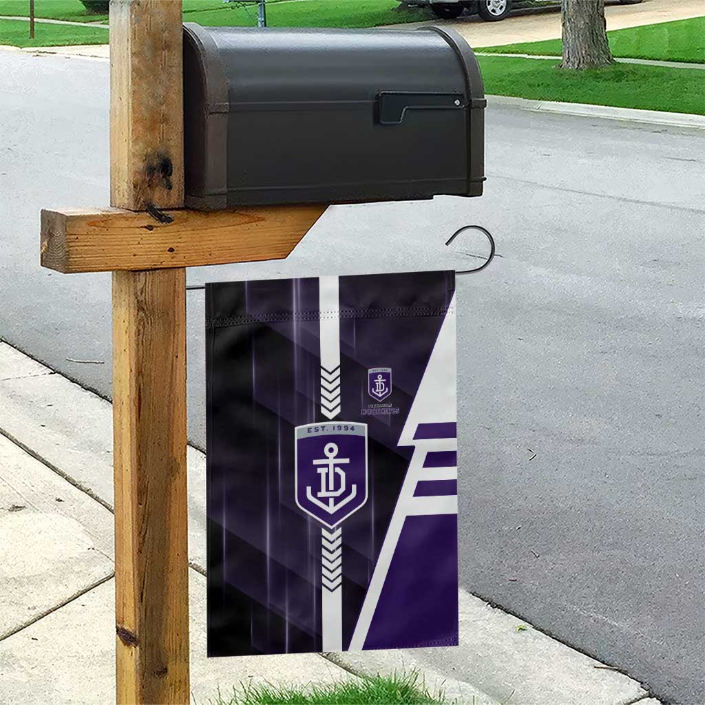 Fremantle Dockers Garden Flag Modern Geometric Sports Graphic Style