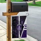 Fremantle Dockers Garden Flag Modern Geometric Sports Graphic Style