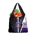 Fremantle Dockers Grocery Bag Modern Geometric Sports Graphic Style