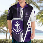 Personalized Fremantle Dockers Hawaiian Shirt Modern Geometric Sports Graphic Style