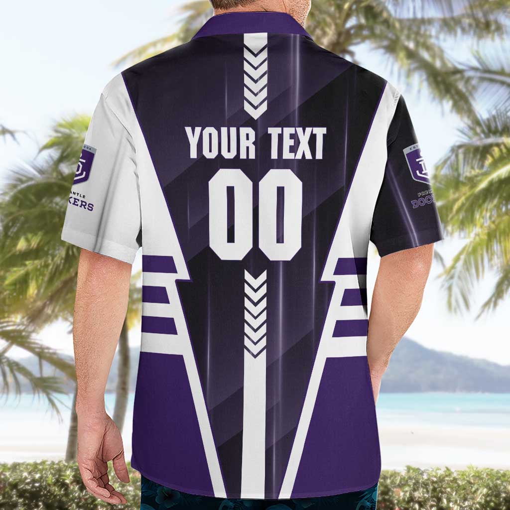 Personalized Fremantle Dockers Hawaiian Shirt Modern Geometric Sports Graphic Style